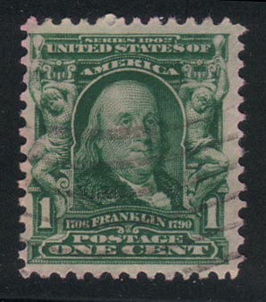 us postage stamp - Benjamin Franklin